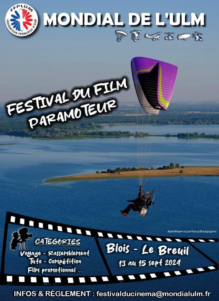Affiche Festival film Paramoteur 2024