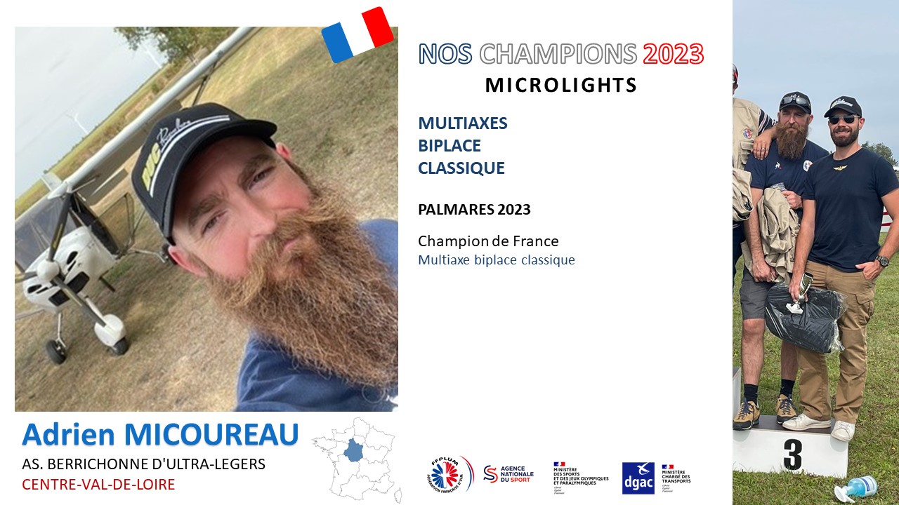 18 Adrien MICOUREAU Nos champions 2023