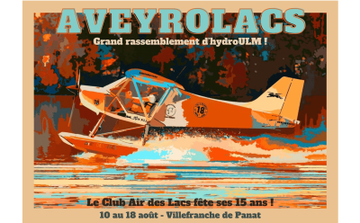 Aveyrolacs, grand rassemblement d'hydroULM