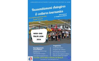 Rassemblement autogires et voilures tournantes à Blois-Le Breuil  : le rendez-vous annuel des pilotes de classe 4 ! 