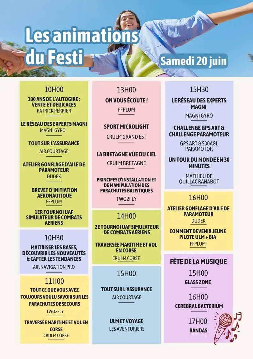 Saturday 20 June entertainment