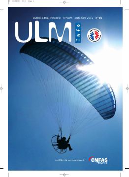 Couverture d’ULM Info n° 81